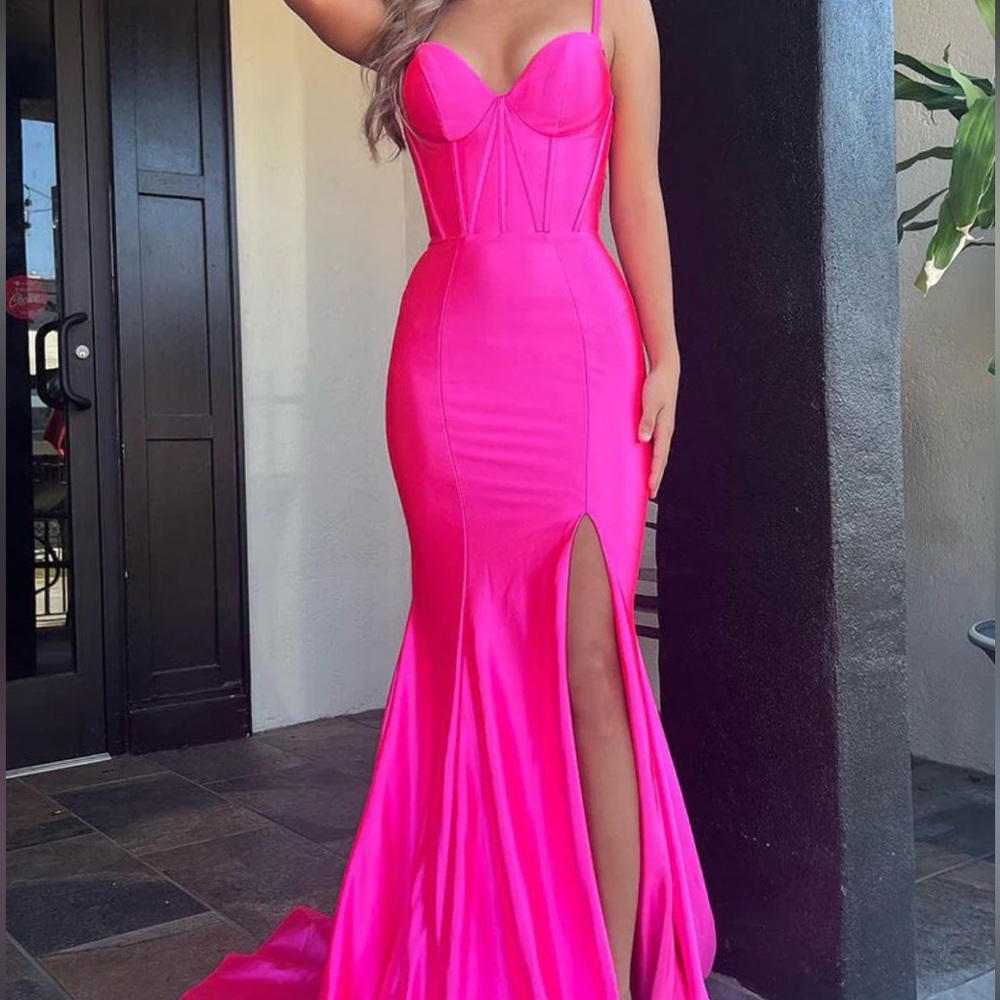 pink prom dress size 4